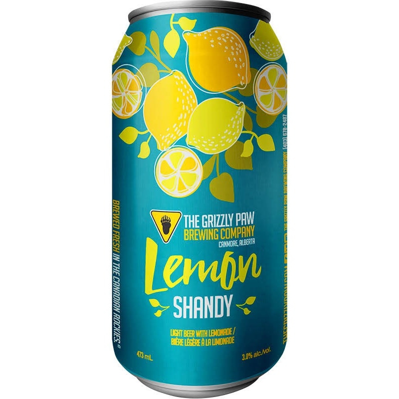 Grizzly Paw Lemon Shandy Cls